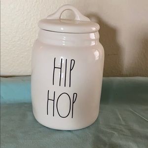 Hip hop canister Rae Dunn